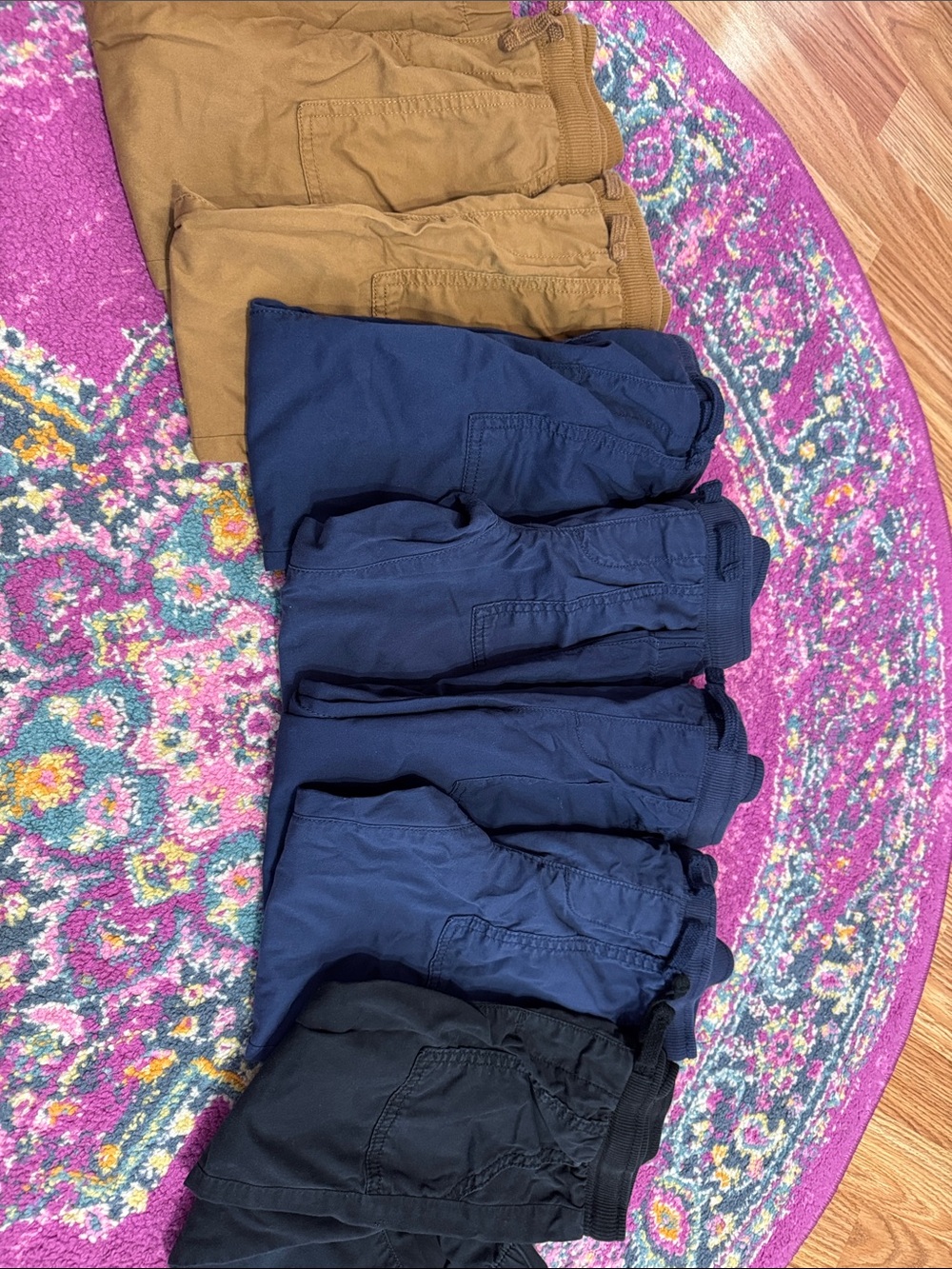 jumping beans Boys Cargo Joggers in Navy, Black, and Brown